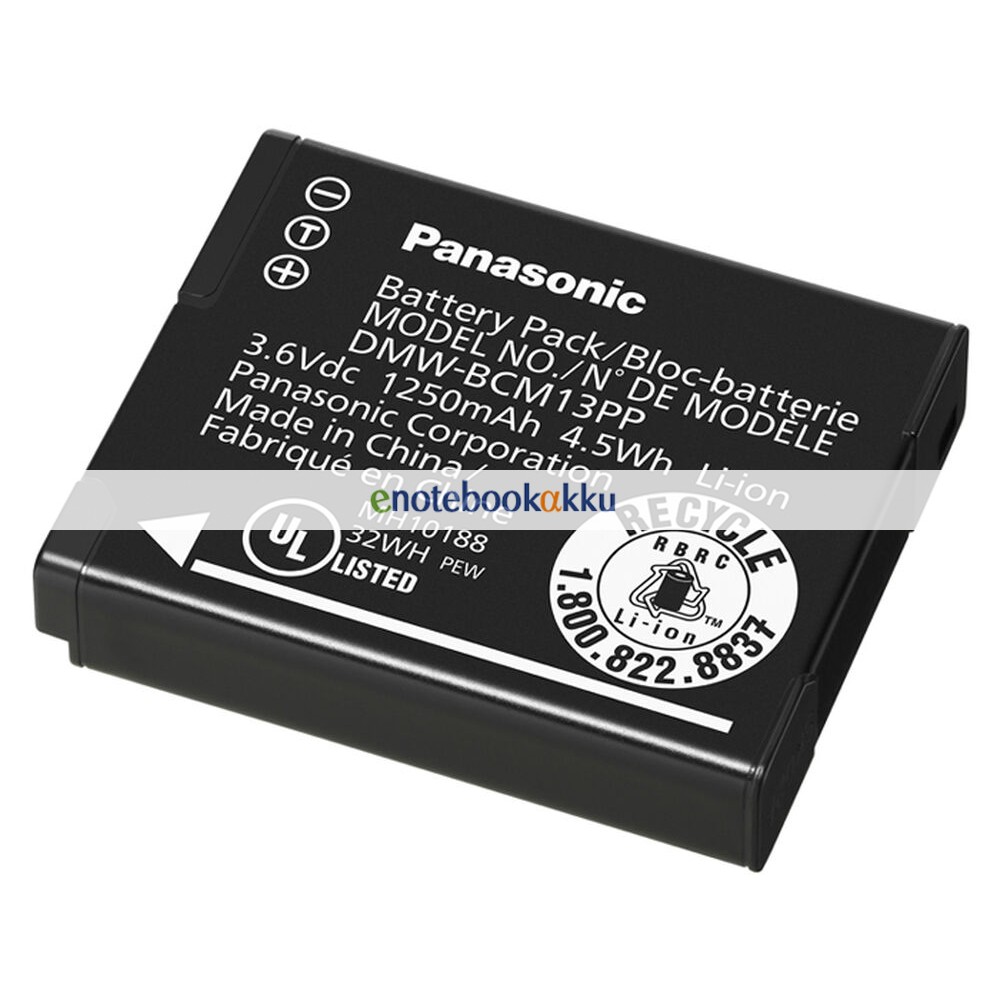 1250mAh lumix dmc-zs50s akku