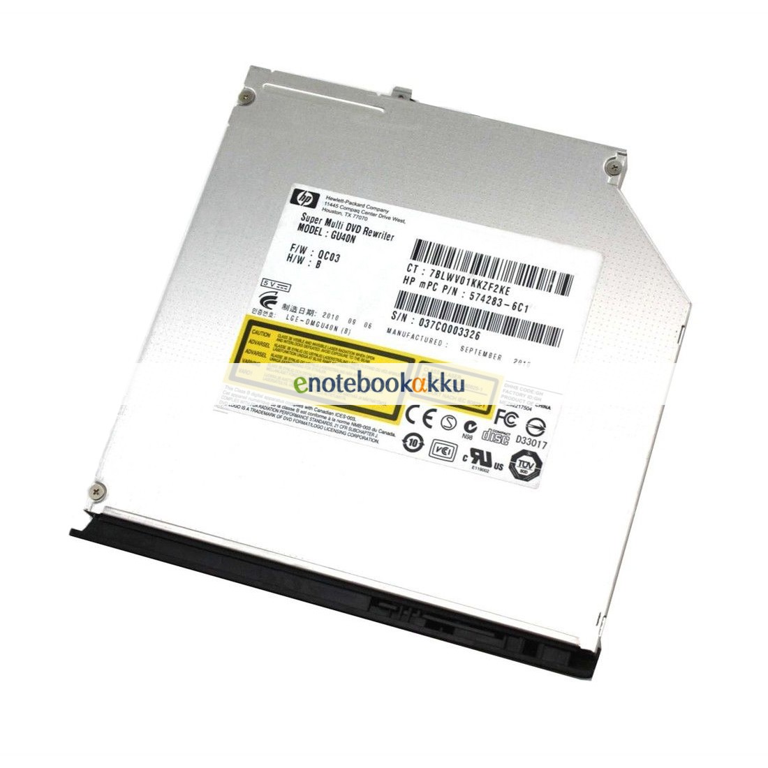 hp elitebook 2560p dvd-laufwerke